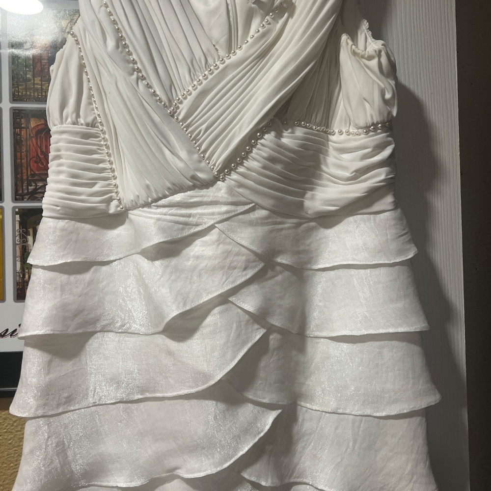 IVORY FORMAL DRESS SIZE 14